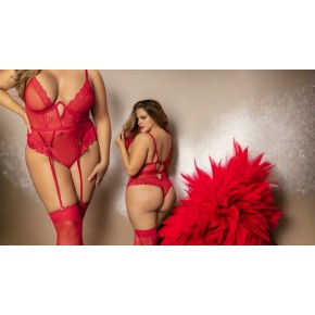 Body rouge grande taille...