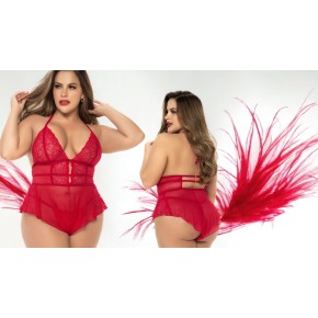 Body rouge grande taille...